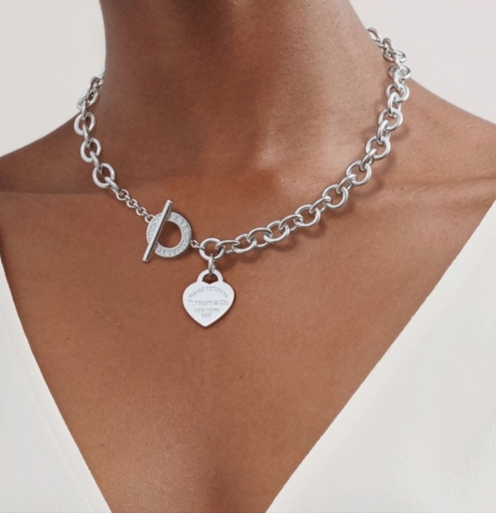 Return To Tiffany Silver Heart Necklace